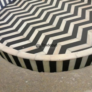 Bandeja Moderna Hecha a Mano con Incrustaciones de Hueso, Calidad Premium, Móvil, Decorativa, Disponible en Diferentes Tamaños y Formas - Product Image 6