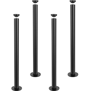 <b>Set</b> of 4 Metal Furniture Legs with Easy Installation 30" for DIY Office <b>Desk</b>, Dining Table, 120lbs Load Capacity OEM EDPTBL024 - Product Image 2