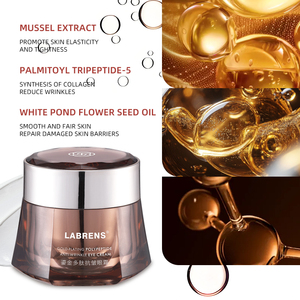 La Crema Contorno de Ojos Antiarrugas con Péptidos Dorados Hidrata y Nutre los Ojos, Reduce las Líneas Finas, las Ojeras y la Hinchazón - Product Image 4