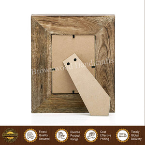Factory Price Elegant Design Burnt White Antique Wall <b>Mount</b> Home Decoration Use Solid Mango Wood Photo <b>Frame</b> from India - Product Image 3