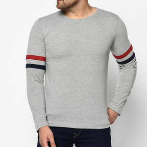 Camiseta de Lona Ecológica 100% Algodón de Color Sólido para Hombre, Cómoda, Transpirable, para Uso Diario, Superventas - Product Image 4