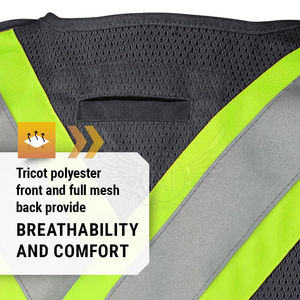 Chaqueta Bomber Reflectante de Alta Calidad 100% Poliéster, Impermeable, con 6 Bolsillos, Estilo Moderno para Adultos, Equipo de Seguridad Reflectante - Product Image 6