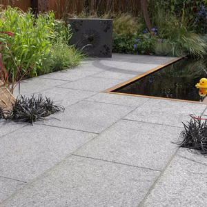 Losas de Pavimento de Granito Oscuro GROCON |   Piedra Natural Antideslizante Flameada para Patio, Jardín y Paisajismo Exterior |   Proveedor Indio - Product Image 1