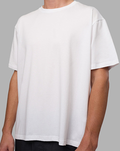 Camiseta de Manga Corta para Hombre de Alta Calidad, Personalizada, Ecológica, con Estampado Sólido y Serigrafía, Corte Holgado, con Logotipo Impreso - Product Image 4