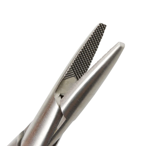 Pinzas Planas Profesionales de Acero Inoxidable de Alta Calidad para Extensiones de Cabello con Anillas y Cuentas de Unión, Uso Comercial - Obexa - Product Image 2