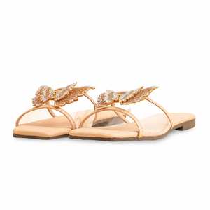 Rosa señoras Casual tacón sandalias CL1998 - Product Image 3