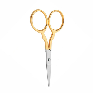 Ciseaux de tailleur en gros, mini-ciseaux demi-or, en acier inoxydable allemand, petits ciseaux classiques pour broderie, ciseaux de tailleur - Product Image 6