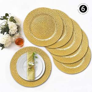Assiette de Présentation Élégante : Accessoire de Vaisselle de Luxe pour Réceptions de Mariage, Banquets Hôteliers et Décoration de Table de Fête - Product Image 3