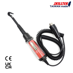เครื่องทดสอบวงจรรถยนต์แบบมืออาชีพ 6V-24V พร้อมสายเคเบิลแบบขดสำหรับงานหนัก สำหรับการวินิจฉัยระบบไฟฟ้าในยานยนต์ - Product Image 1