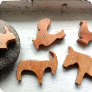<b>Wooden</b> Animal Figurines Handmade Cutouts Freestanding Home Decoration Set of 10 <b>wooden</b> animals figures luxury - Product Image 5