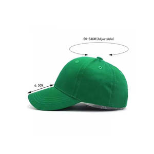 Casquette de baseball élégante pour l'extérieur, à porter au quotidien, ajustement doux et confortable, broderie personnalisée, 6 panneaux, 100 % coton, options de taille - Product Image 2