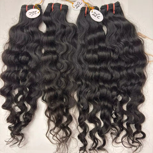 Raw Indian Burmese <b>Curly</b> Human Hair Bundles – 100% Unprocessed Temple Hair <b>Extensions</b> - Product Image 1