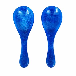 Modern Orange Plastic <b>Salad</b> <b>Spoons</b> With Long Handle Dishwasher Safe For Party Use Lightweight Kitchenware For Sugar And Spice - Product Image 4