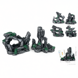 Décoration d'aquarium Yommy Resin Rockery 10x14cm pour aquarium - Product Image 2