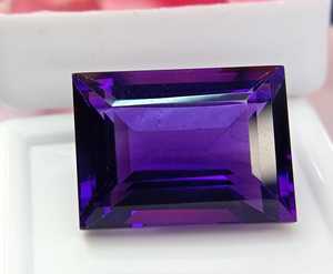 Piedra Preciosa Suelta de Amatista con Corte Baguette, Certificada por Terceros, Color Morado Suave, para Joyería, Calidad Premium CM - Product Image 6