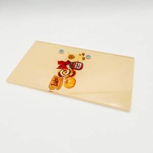 Boîte magnétique pour cils en papier rectangulaire, motif citrouille d'automne peinte à la main, avec plateau pour cils - Product Image 5