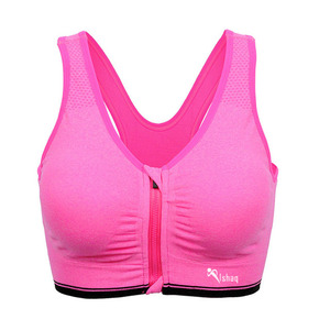 Sports Bra Women Yoga Bra Wear Fitness <b>Tops</b> Front Zip <b>Plus</b> <b>Size</b> High Impact Gym Sexy Clothing Drop shipping - Product Image 3