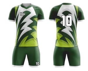 Tenue de football pas chère, kit de football personnalisé, maillot d'équipe imprimé, manches courtes, uni, été, avec tissu doux, confortable et à séchage rapide - Product Image 6