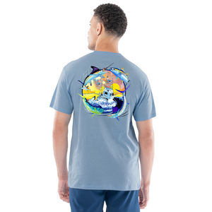 Camiseta de Pesca Sublimada con Protección UV, Diseño Nuevo, Venta al Por Mayor, Personalizada con su Propio Logotipo, Camiseta de Pesca para Hombre - Product Image 3