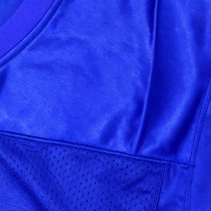 Custom 3D Embroidery Quick Dry 100% Polyester American <b>Football</b> Jersey Unisex Mesh Uniform <b>Shirt</b> V Neck Short Sleeve Teamwear - Product Image 5