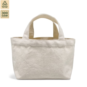 <b>10</b> Ounce Cotton Canvas Promotional Shopping Tote Bag Promotional Shopping 25x13x8 cm Custom Logo Wholesale OEM Model SS437-CL - Product Image 1
