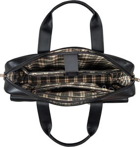 Maletín para Portátil de Cuero Negro Clásico de la Mejor Calidad, con Correa para el Hombro, Bolso de Oficina Resistente, de Proveedor Indio - Product Image 4