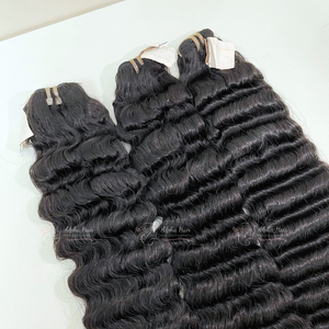 Extensiones de cabello de onda profunda vietnamita crudo puro 10A 12A grado cutícula alineada sin desprendimiento pelucas delanteras de encaje pelucas de cabello Vietnamien - Product Image 3