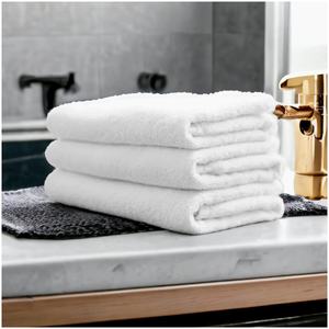 Serviette de bain en coton éponge durable 550 GSM Tissu de qualité supérieure - Product Image 1