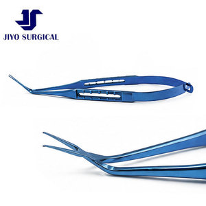 Inamura IC-9871 Forceps d'entéroscopie ENT 4 1/8 pouces en titane anti-magnétique, tiges bombées, pointes de style Utrata, action croisée plate - Product Image 1