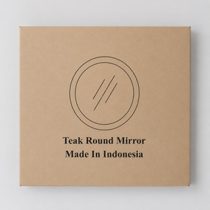 <b>Round</b> Teak Wood Home Decor <b>Mirror</b> Commercial Project Large Wooden Frame <b>Wall</b> <b>Mirror</b> for Luxury Resort Interior Contract Supply - Product Image 6