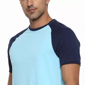 T-shirt pour homme de luxe à col en V, personnalisé avec logo imprimé, séchage rapide, respirant, manches courtes, couleur personnalisée, grammage lourd - Product Image 5
