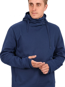 <b>Men's</b> Long Hooded <b>Pullover</b> Sweater 100% Polyester Solid Digital Printed <b>for</b> Autumn/Winter - Product Image 4