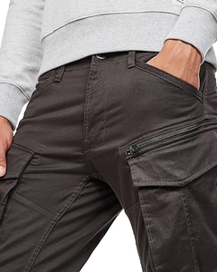Pantalones Cargo Color Carbón Personalizados para Hombre, Corte Relajado, Estilo Utilitario para Trabajo, Estilo Urbano Informal y Viajes - Product Image 3