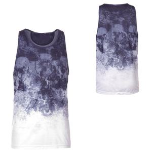 Débardeur tricoté professionnel personnalisé pour homme, idéal pour la musculation, la gym, le fitness et les entraînements, avec impression chinoise par transfert thermique. - Product Image 1