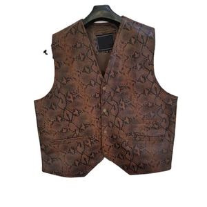 Nouveau Gilet de Course Moto en Cuir Véritable de Qualité Supérieure 2026 Tendance pour Hommes Grandes Tailles Imperméable Respirant Personnalisable - Product Image 1