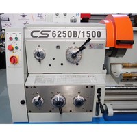 Tour à métaux horizontal chinois de haute précision CS6250Bx1500, neuf, manuel, pour le traitement des métaux