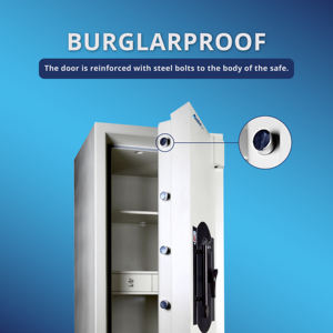 Caja Fuerte Conqueror Safe 4, Caja de Seguridad Ignífuga con Sistema de Bloqueo de 4 Vías - Product Image 4