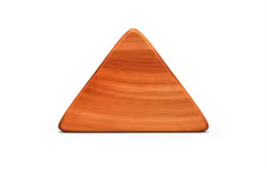 Decoración de Mesa con Nudo Celta Triquetra de Madera Ecológica Hecha a Mano - Tallado de Símbolo Espiritual de 5.5 Pulgadas con Orificio Central de 3 Pulgadas - Product Image 3