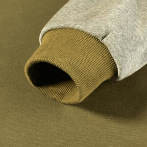 Ensemble de survêtement décontracté pour homme en coton respirant à 100 %, manches longues, couleur unie, taille élastique, dernière collection, vente chaude - Product Image 6