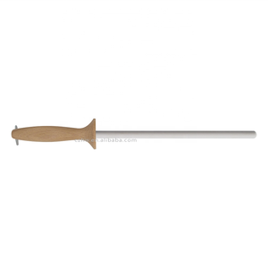 Aiguiseur de couteaux en céramique blanc à main, écologique, pour chef professionnel, avec manche en bois, grain fin 800-1500 - Product Image 2