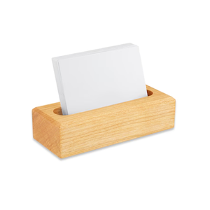 Wood Promotional <b>Pad</b> Card Holder Wholesale Supplier Tabletop Display Wooden Business Cards Holder - Product Image 1