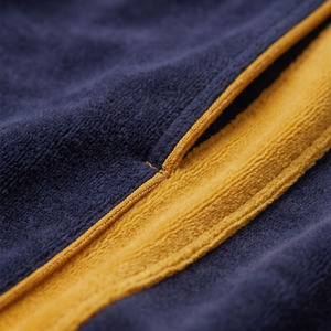 Ensembles de sweats à capuche décontractés pour hommes, couleur unie, avec panneaux latéraux assortis, vente en gros, veste zippée à manches longues, mode 2 pièces - Product Image 4