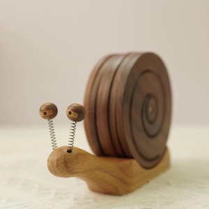 Handcrafted Wooden Coaster Set With Holder Mats Perfect For Home <b>Kitchen</b> <b>Table</b> Protection And Special Occasions - Product Image 2