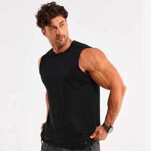 Custom Wholesale OEM Manufacturer Y Back Stringer Workout Tank Top Gym <b>Singlet</b> Bulk Supplier Private Label Fitness - Product Image 4