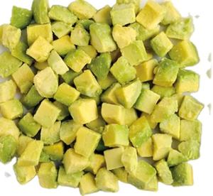 Vente en gros de cubes de purée d'avocat congelés prêts au détail Délices sucrés au goût processus IQF emballage en vrac modèle de pulpe pour les grossistes - Product Image 2