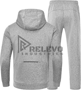 Conjunto Deportivo de 2 Piezas con Capucha para Hombre, 100% Algodón, Ligero, Transpirable, de Secado Rápido, Estampado Informal, Sólido, de Alta Calidad - Product Image 2