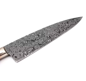 Professional Chef <b>Knife</b> Damascus Steel 13-Inch Hand Forged Modern Ambidextrous Resin Handle Brushed Finish Dishwasher <b>Safe</b> - Product Image 5