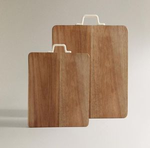 Handcrafted Wooden Chopping Board Durable Natural Wood <b>Kitchen</b> Cutting Surface For Vegetables Fruits Meat Bread - Product Image 6