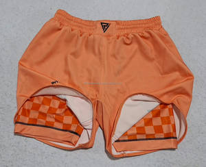 RLL INTERNATIONAL Herren Sublimations-MMA-Shorts Lila-Blau Bedruckt Feuchtigkeitsableitend Athletische Passform Sportbekleidung - Product Image 5