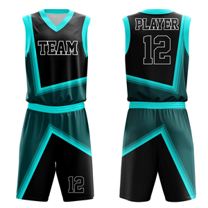 Wholesale Latest Design Lightweight Printed Breathable Quick Dry Basketball Uniform Custom Private Label Sports Wear Team - Product Image 1